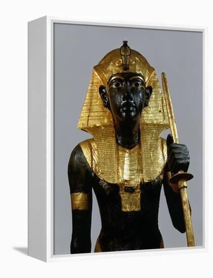 Ka Statue of Tutankhamun, c.1332-22 BC 18th Dynasty New Kingdom Egyptian Pharaoh-null-Framed Premier Image Canvas