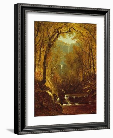 Kaaterskill Falls, 1871-Sanford Robinson Gifford-Framed Giclee Print