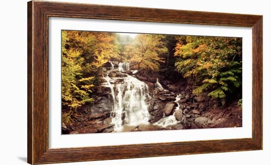 Kaaterskill Falls Stream Through the Forest of the Catskill Mountains, New York State, USA-null-Framed Photographic Print