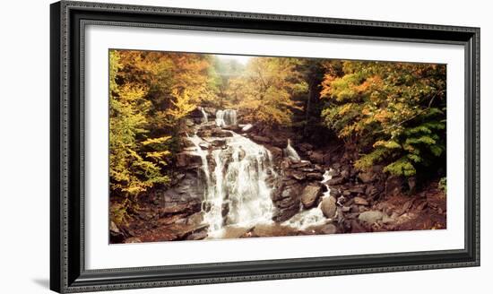 Kaaterskill Falls Stream Through the Forest of the Catskill Mountains, New York State, USA-null-Framed Photographic Print