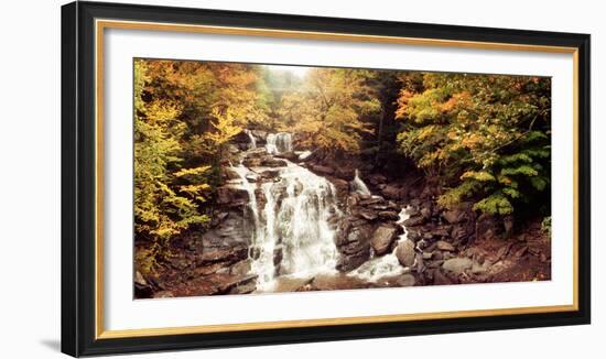 Kaaterskill Falls Stream Through the Forest of the Catskill Mountains, New York State, USA-null-Framed Photographic Print