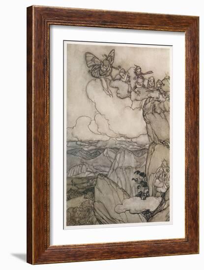 Kaatskill Folk-Arthur Rackham-Framed Art Print