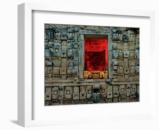 Kabah, God Chac, Yucatan, Mexico-Kenneth Garrett-Framed Photographic Print