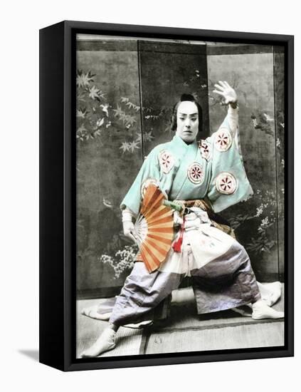 Kabuki Actor, 1901-Japanese Photographer-Framed Premier Image Canvas