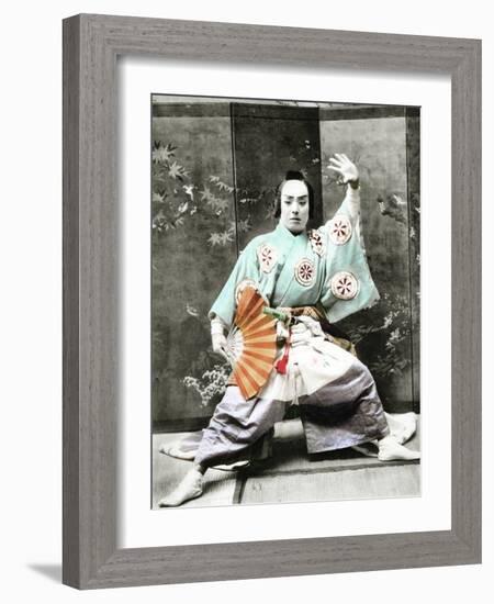 Kabuki Actor, 1901-Japanese Photographer-Framed Photographic Print