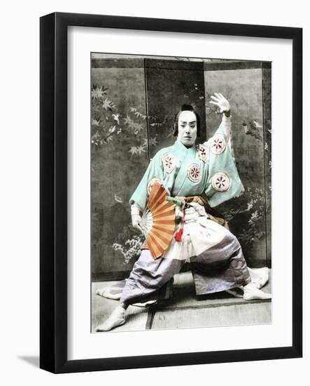 Kabuki Actor, 1901-Japanese Photographer-Framed Photographic Print