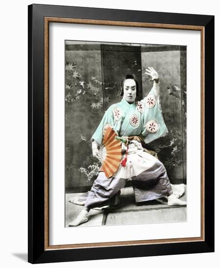 Kabuki Actor, 1901-Japanese Photographer-Framed Photographic Print