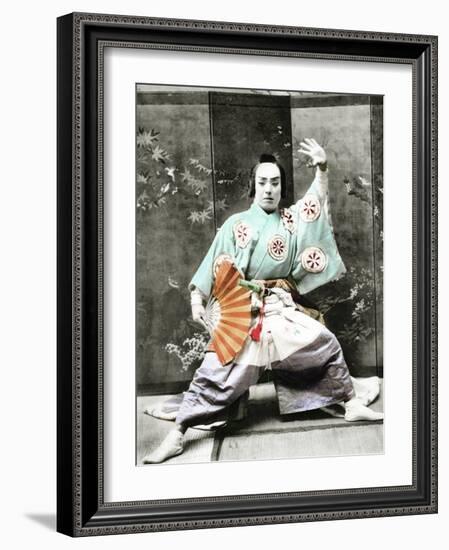 Kabuki Actor, 1901-Japanese Photographer-Framed Photographic Print