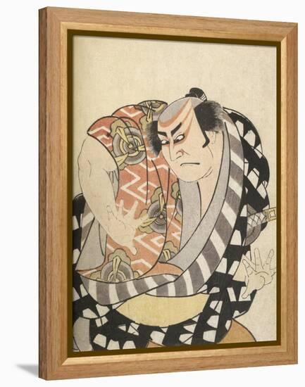 Kabuki Actor-Toyokuni Utagawa-Framed Premier Image Canvas