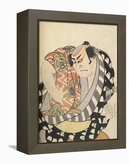 Kabuki Actor-Toyokuni Utagawa-Framed Premier Image Canvas