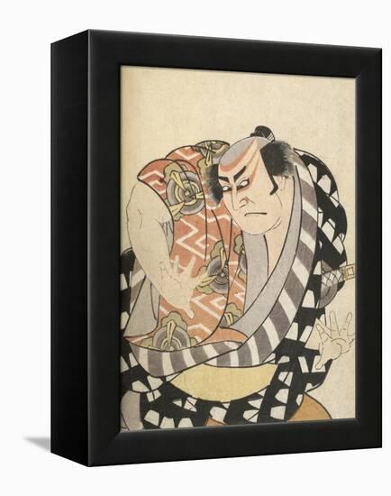 Kabuki Actor-Toyokuni Utagawa-Framed Premier Image Canvas