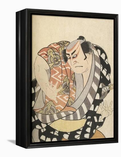 Kabuki Actor-Toyokuni Utagawa-Framed Premier Image Canvas