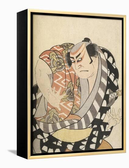 Kabuki Actor-Toyokuni Utagawa-Framed Premier Image Canvas