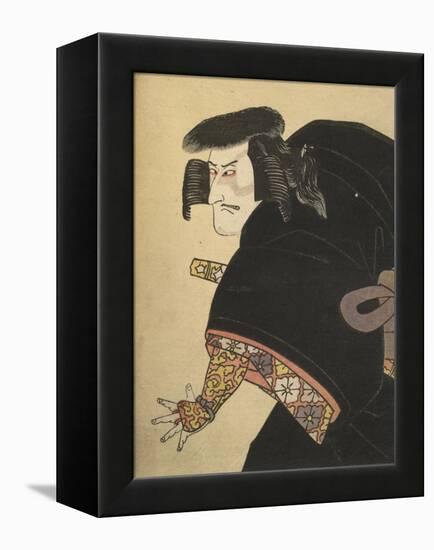 Kabuki Actor-Toyokuni Utagawa-Framed Premier Image Canvas