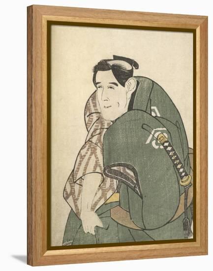 Kabuki Actor-Toyokuni Utagawa-Framed Premier Image Canvas