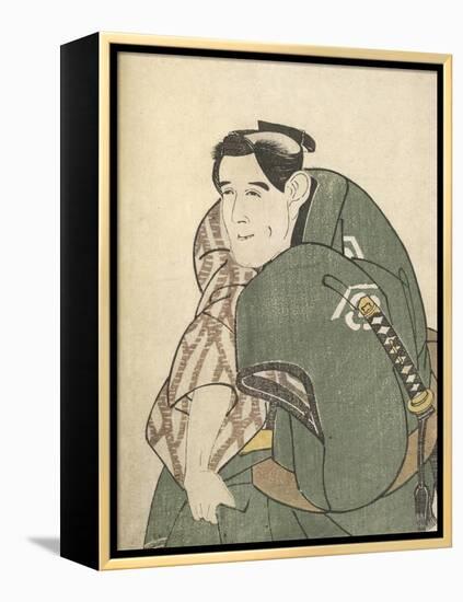 Kabuki Actor-Toyokuni Utagawa-Framed Premier Image Canvas