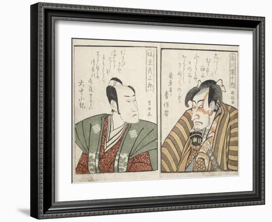 Kabuki Actors-Kitagawa Utamaro-Framed Giclee Print