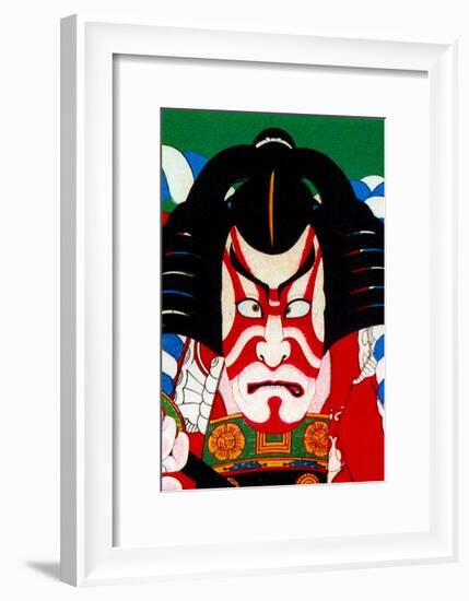 Kabuki Makeup-null-Framed Giclee Print