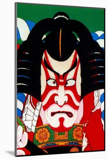 Kabuki Makeup-null-Mounted Giclee Print