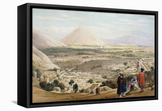 Kabul from the Citadel, Showing the Old Walled City, First Anglo-Afghan War 1838-1842-James Atkinson-Framed Premier Image Canvas