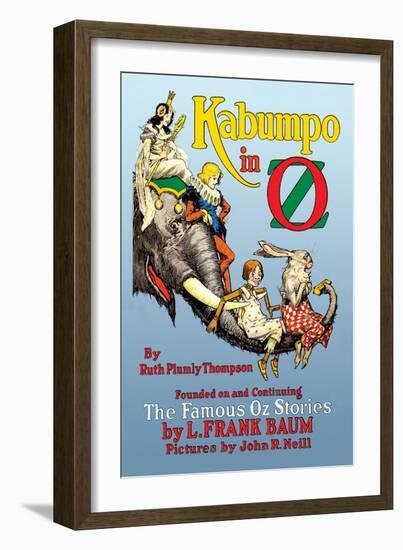 Kabumpo in Oz-John R. Neill-Framed Art Print