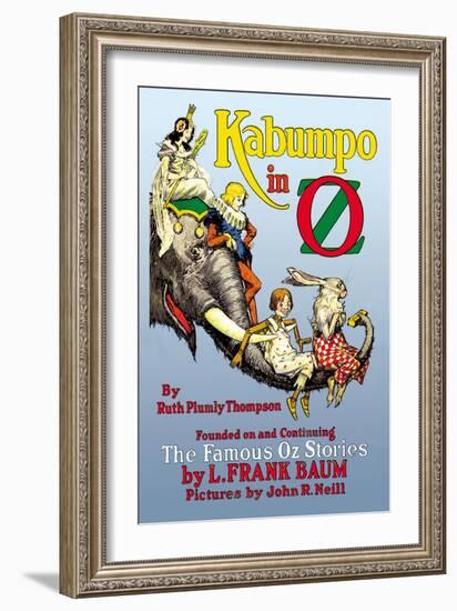 Kabumpo in Oz-John R. Neill-Framed Art Print