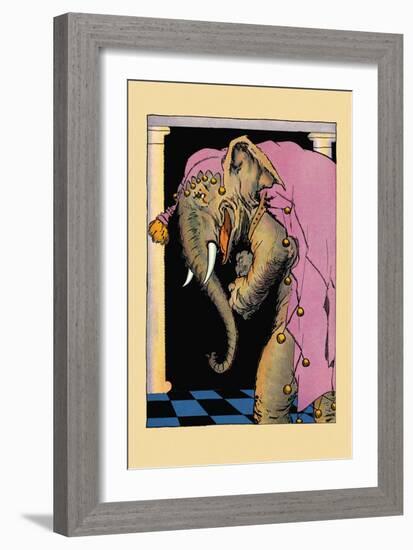 Kabumpo the Elegant Elephant-John R. Neill-Framed Art Print