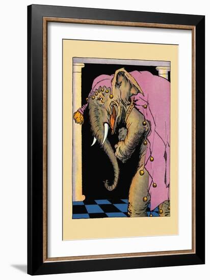 Kabumpo the Elegant Elephant-John R. Neill-Framed Art Print