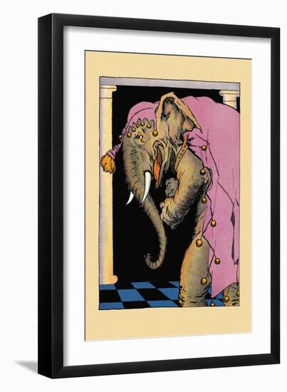 Kabumpo the Elegant Elephant-John R. Neill-Framed Art Print