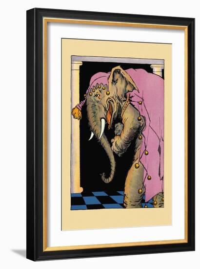 Kabumpo the Elegant Elephant-John R. Neill-Framed Art Print