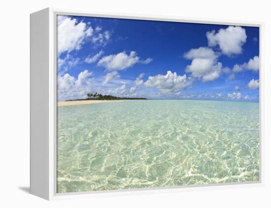 Kadhdhoo Island, Laamu Atoll, Southern Maldives, Indian Ocean-Stuart Westmorland-Framed Premier Image Canvas