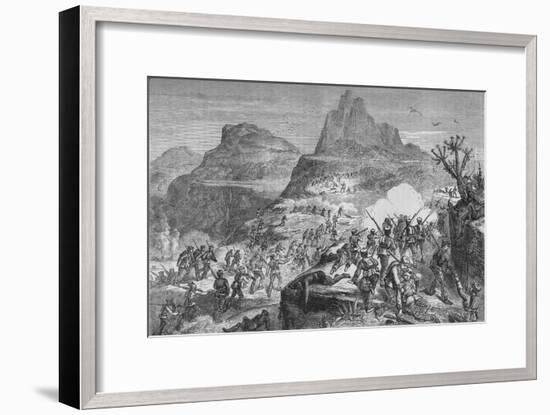 'Kaffir War - Attacking a Native Position', c1880-Unknown-Framed Giclee Print