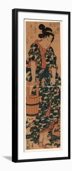 Kaga No Chiyojo-Keisai Eisen-Framed Giclee Print