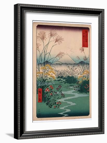 Kai Outsuki No Hara-Utagawa Hiroshige-Framed Giclee Print