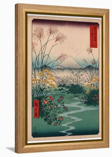 Kai Outsuki No Hara-Utagawa Hiroshige-Framed Premier Image Canvas