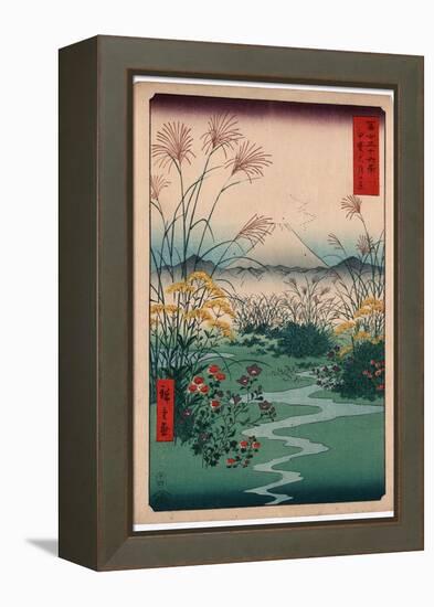 Kai Outsuki No Hara-Utagawa Hiroshige-Framed Premier Image Canvas