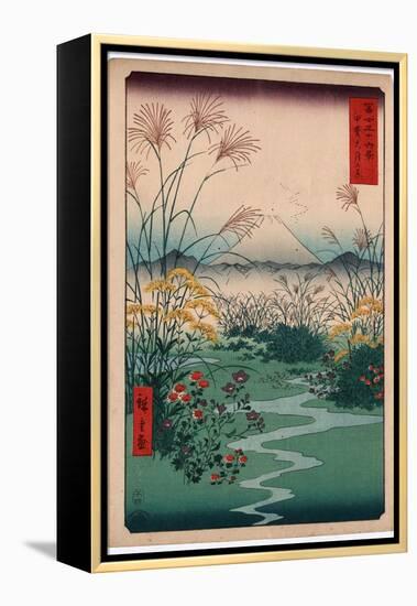 Kai Outsuki No Hara-Utagawa Hiroshige-Framed Premier Image Canvas