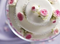 White Wedding Cake (From Above)-Kai Stiepel-Photographic Print