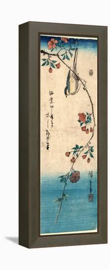 Kaido Ni Shokin-Utagawa Hiroshige-Framed Premier Image Canvas