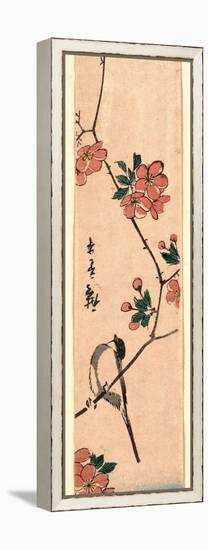 Kaido Ni Shokin-Utagawa Hiroshige-Framed Premier Image Canvas