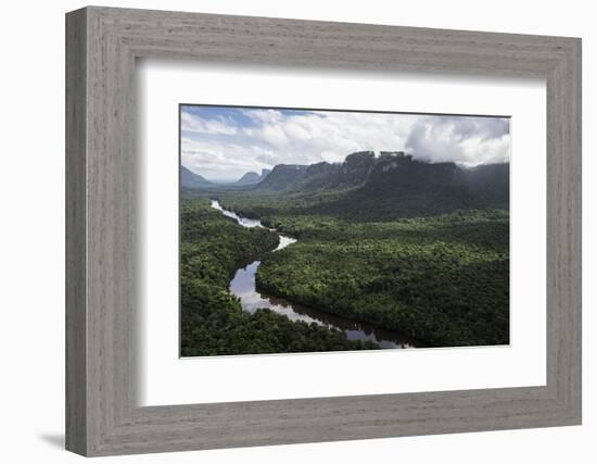 Kaieteur Falls on the Potaro River, Kaieteur Gorge, Kaieteur National Park, Essequibo, Guyana-Pete Oxford-Framed Photographic Print