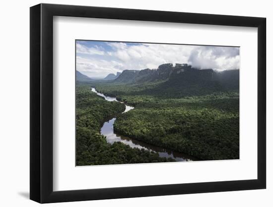 Kaieteur Falls on the Potaro River, Kaieteur Gorge, Kaieteur National Park, Essequibo, Guyana-Pete Oxford-Framed Photographic Print