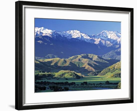 Kaikoura Range, South Island, New Zealand-Doug Pearson-Framed Photographic Print