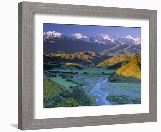 Kaikoura Range, South Island, New Zealand-Doug Pearson-Framed Photographic Print