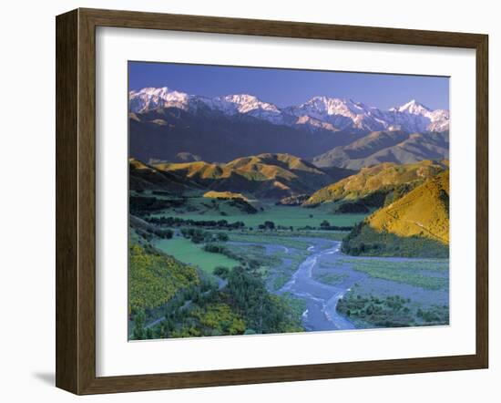 Kaikoura Range, South Island, New Zealand-Doug Pearson-Framed Photographic Print