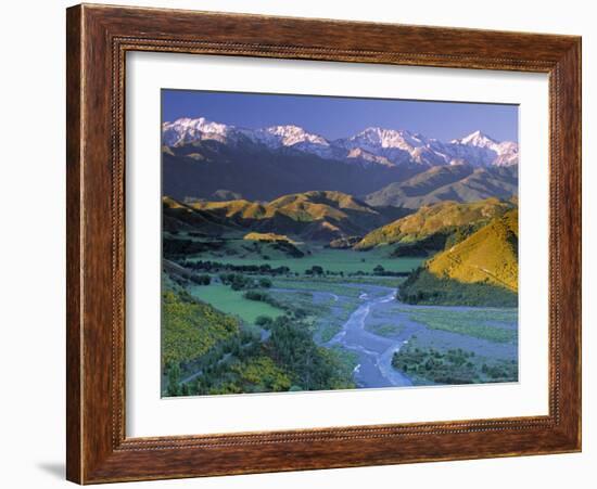 Kaikoura Range, South Island, New Zealand-Doug Pearson-Framed Photographic Print