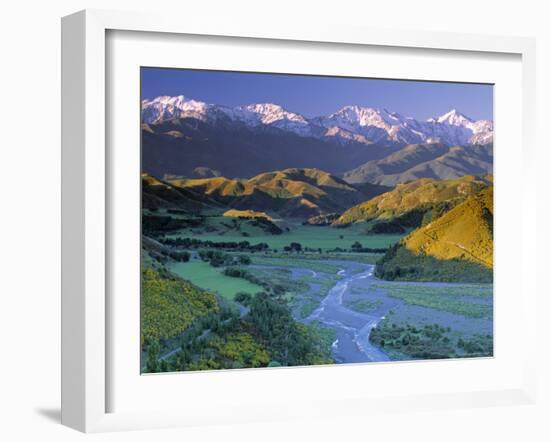 Kaikoura Range, South Island, New Zealand-Doug Pearson-Framed Photographic Print