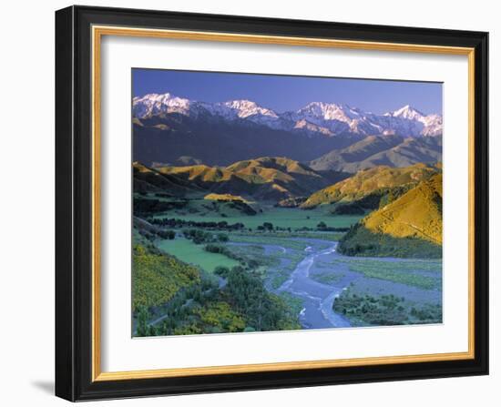 Kaikoura Range, South Island, New Zealand-Doug Pearson-Framed Photographic Print