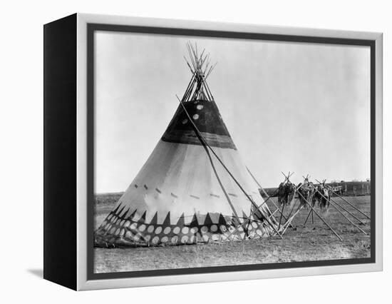 Kainai Tepee, c1927-Edward S. Curtis-Framed Premier Image Canvas