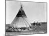 Kainai Tepee, c1927-Edward S. Curtis-Mounted Giclee Print